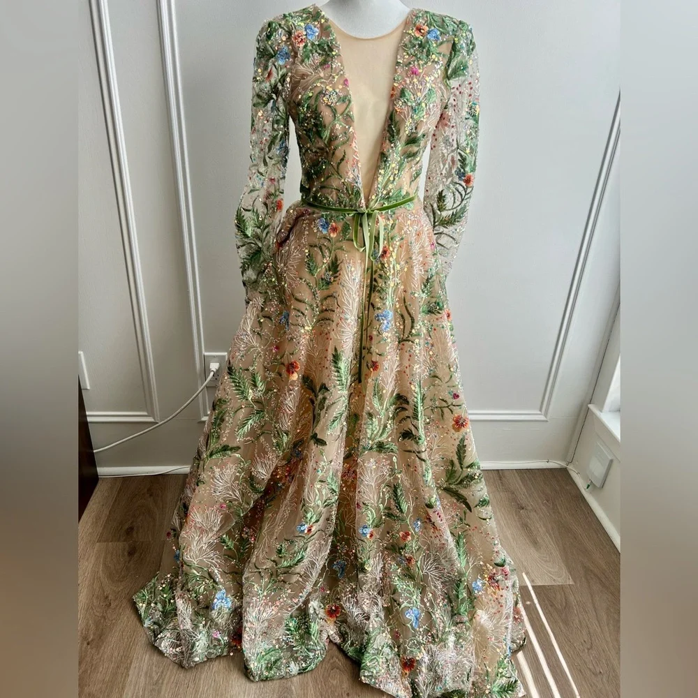 Teuta Matoshi Whispering Forrest Gown - Picture 4 of 13